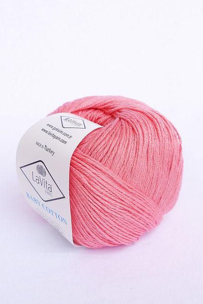LaVita Yarn Βρεφικό Βαμβάκι 50 gr Amigurumi, Punch, Κλωστή πλεξίματος χειρός, Κλωστή Taka (CANDY ROSE-4115)