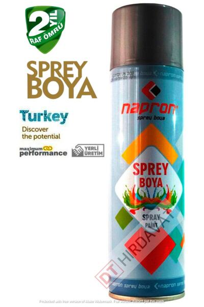 Napron Gri Renk Sprey Boya 20