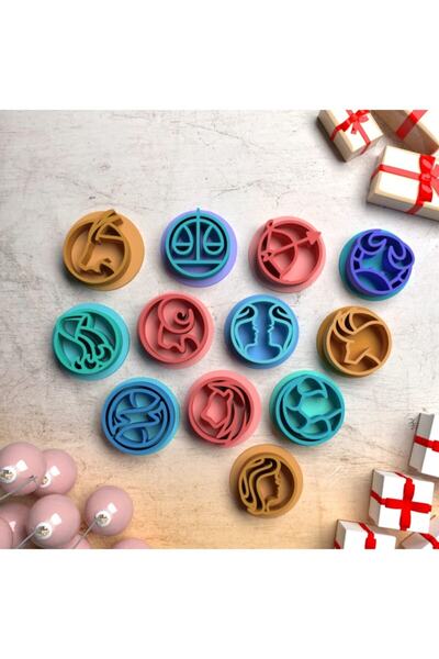 CookieKonsept Set de ștampile pentru bucșe din argilă polimerică