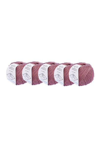 LaVita Yarn Βρεφικό βαμβάκι 50 gr Amigurumi, Punch, Κλωστή πλεξίματος χειρός, Πακέτο 5 Taka Yarn (CINNAMON-7229)