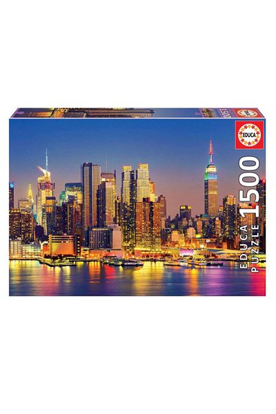 EDUCA Puzzle 1500 Pieces Manhattanda Night 18466