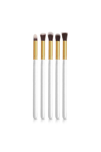 MUJGAN Σετ 5 επαγγελματικών βουρτσών προβολέων Stick - Λευκό G5lpsffs