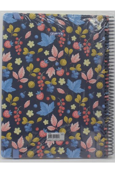 Gıpta 100 Things Spiral Bound Hard Cover Notebook 19X26 120 Sheets Checkered
