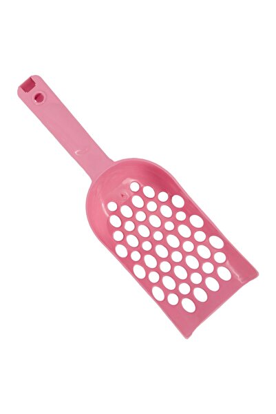 Dilekita مجرفة فضلات القطط ذات الفتحات الكبيرة باللون الوردي