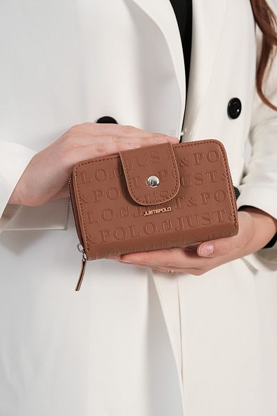 Just Polo Women's Tan Wallet
