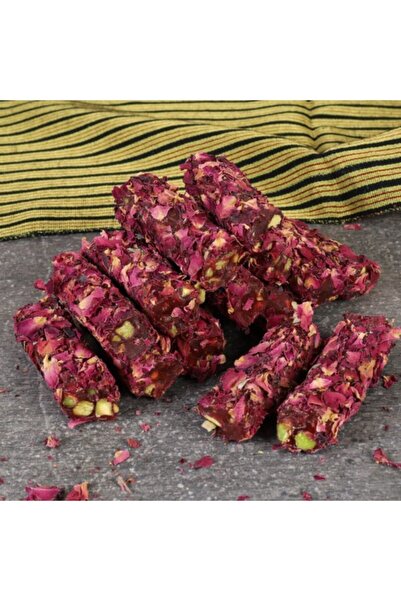 Yöresel Gaziantep Gaziantep طبيعي طازج بني فستق - فستق عثماني بتلات الورد فتيل تركي 1 كجم