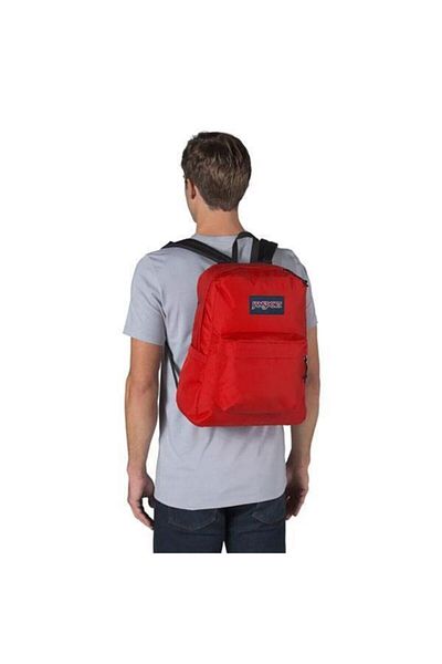 Jansport Superbreak One Red Tape Κόκκινο σακίδιο πλάτης Ek0a5bagn58
