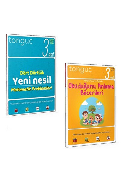 Tonguç Yayınları 3. Sınıf Dört Dörtlük Matematik Ve Okuduğunu Anlama Becerileri