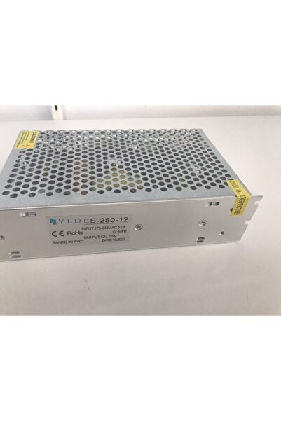 12v 20 Amper Metal Kasa Kamera Adaptörü