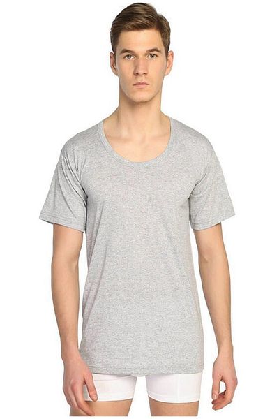 Seher Men's Colorful Undershirt Short Sleeve Crew Neck 6 Pack 0002