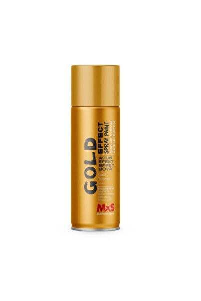 MxS 908 Altın Efekt Sprey Boya 400ml