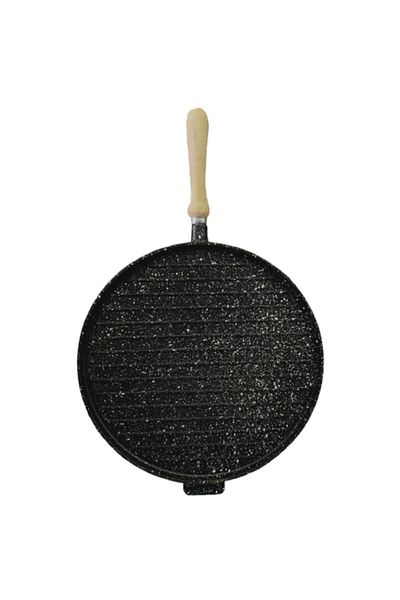 HARLEM Hgt-36s 36cm Cast Granite Pan Pancake Pan, Crepe Pan, Frying Pan