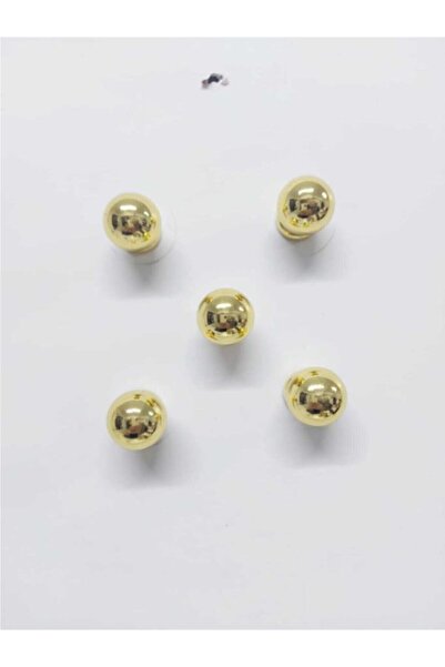 bablife 5Pcs Small Mosaic Button Golden Yellow 25mm Diameter Drawer Cabinet Furniture Handles