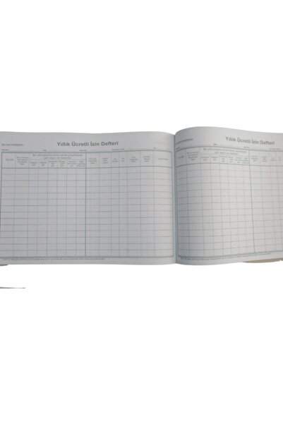 ÖZKAN Yıllık Ücretli Izin Defteri 40 Yaprak 1 Adet