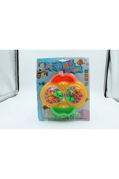 Fishing Games Fishing Game Mıknatıslı Kurmalı Balık Tutma Oyunu - Sepetli