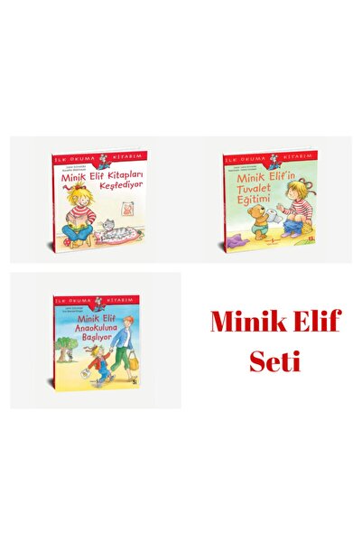 TÜRKİYE İŞ BANKASI KÜLTÜR YAYINLARI Minik Elif Seti - Minik Elif'in Tuvalet E...