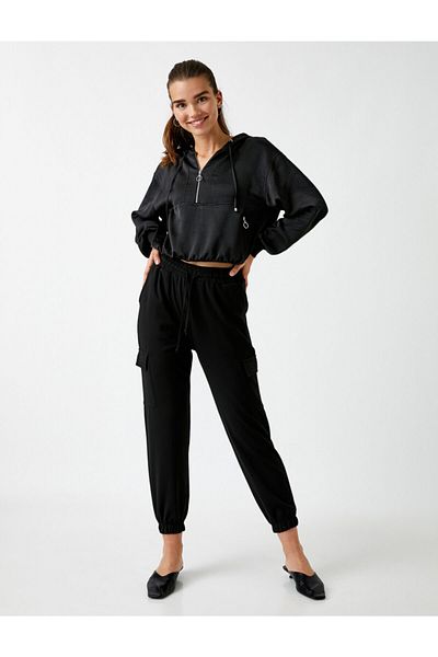 Koton Pantaloni jogger cu talie elastică