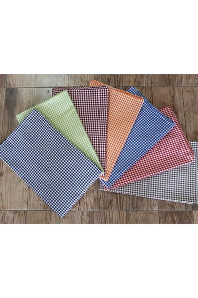 LotusHome Luxury Tablecloth - Cotton 170X170 Size, Gingham Pattern