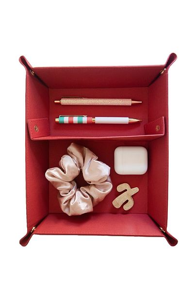Le Color Desktop Organizer Decorative Organizer Red