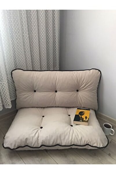 Lavinia Puf Petek Onu Palet Yer Minderi Ikili Takim Krem Fiyati Yorumlari Trendyol