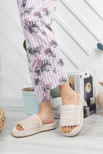 Moda Frato Modafrato Smt-01 Γυναικείες παντόφλες εσωτερικού χώρου για εξωτερικούς χώρους Χειμερινές παντόφλες