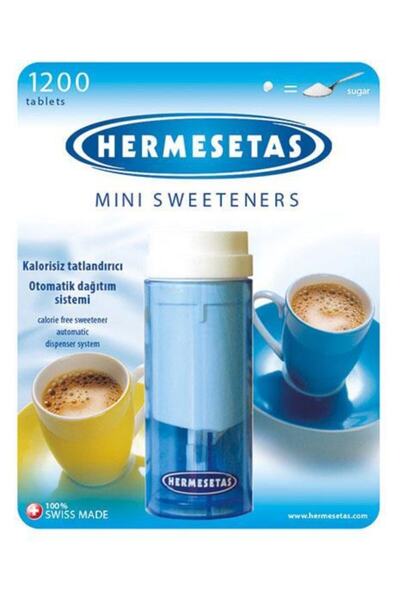Hermesetas Klasik Tatlandırıcı 1200 Tablet Ekonomik Boy