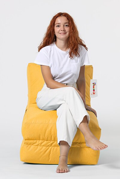 EARMUT Siesta Açılır Koltuk Yatak Sarı