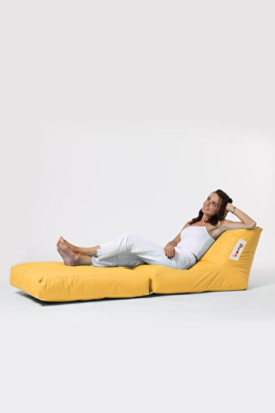 EARMUT Siesta Açılır Koltuk Yatak Sarı