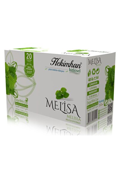 Hekimhan Melisa 20'li Süzen Poşet Çay Sallama Bitki Çay, Demleme Bitki Çayı