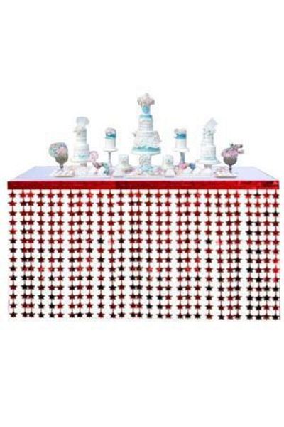 kidspartim Επιτραπέζια φούντα μεταλλικό Red Star