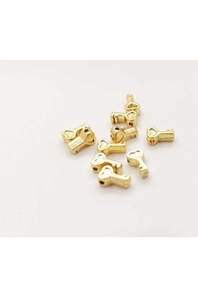 yiğit aksesuar Gold Metal Jewelry Intermediate Apparatus Key Figure 10 Pieces