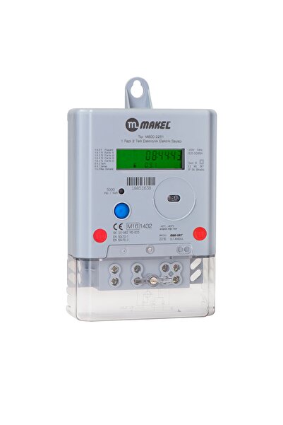 MAKEL Bina Dışı Elektronik Monofaze Sayaç