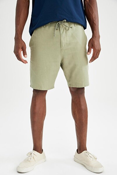 DeFacto Bermudy Regular Fit s krajkovým pasem
