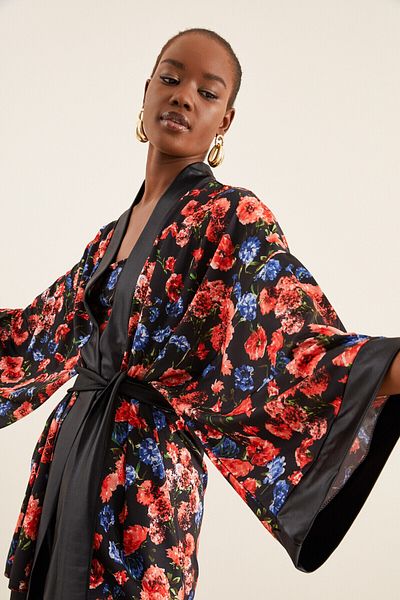 Quincey Women's Multicolored Kimono