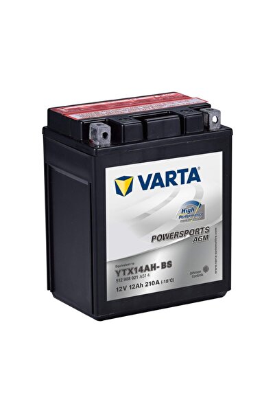 Varta Ytx14ah-bs 12v 12 Ah Agm Motosiklet Aküsü