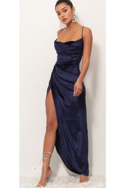 hilaltrendd Kadife Elbise