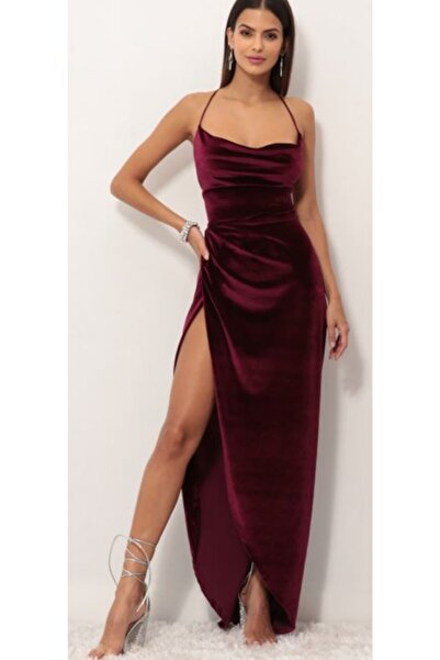 hilaltrendd Kadife Elbise