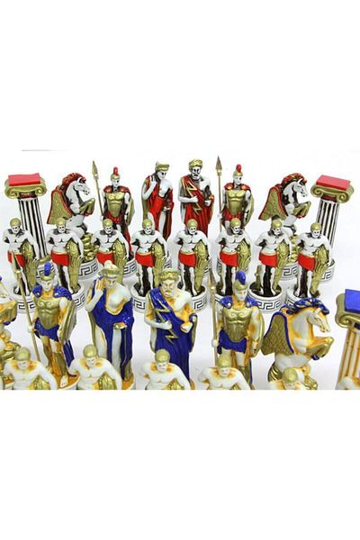 Kaptan Ticaret Chess Piece Polyester Large Size Herakles Decorative Gift