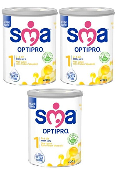 SMA Optipro Probiyotik 1 Bebek Sütü 400 gr  X 3 Adet