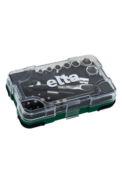 İzeltaş Elta 1/4 Ratchet Socket / Bit Set 23 Pieces