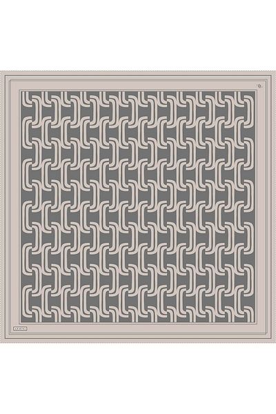 Armine Silk Scarf 2025 Summer - 9343-02 Stone Gray Twill
