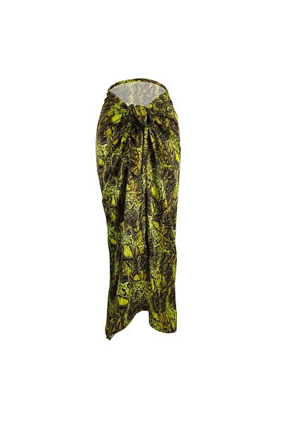 MANOTRES Satin Snake Pareo