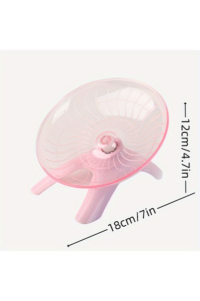 Choice pink Small Pet Silent Running Practice Wheel Hamster Mouse Hedgehog Parrot Ideal Choice for Small An