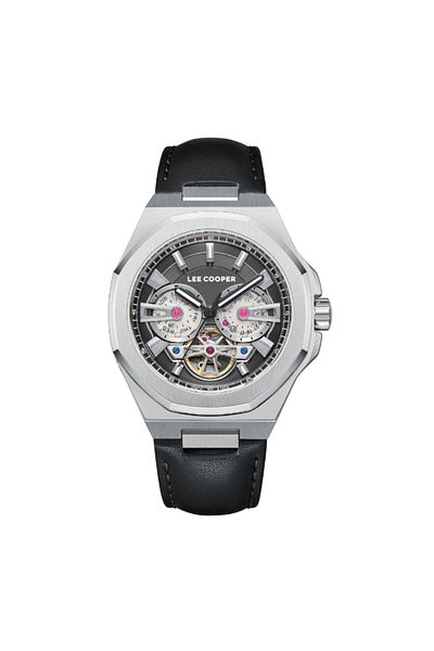Lee Cooper Men Automatic Black Dial Watch - LC08125.351