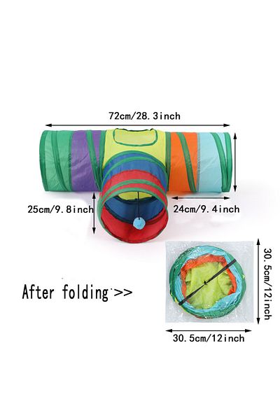 Choice T tunnels Cat Tunnel Foldable Cat Tunnel Pet Supplies Cat S T Y Pass Play Tunnel Cat Toy Breathable