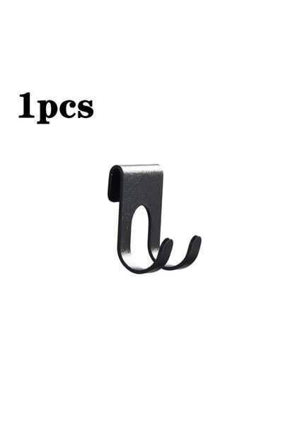Choice 5.5X4cm Black-1pcs 1/3pcs Aluminum Hook Shower Glass Door Hook Free Ho...