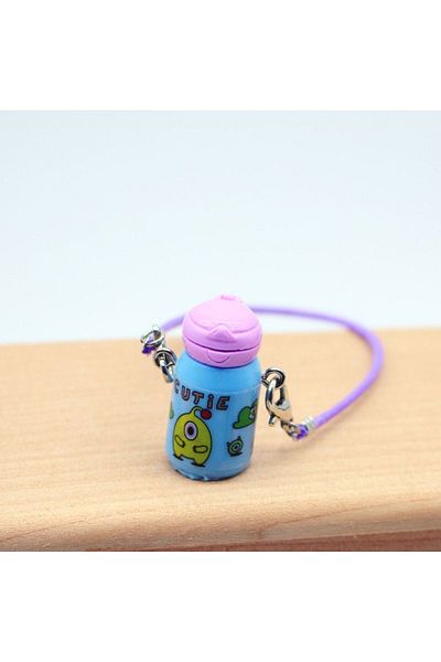 Choice Purple 1:12 Dollhouse Baby House Mini Water Bottle, Water Cup, Insulation Cup Model Ob1 Learning Sce