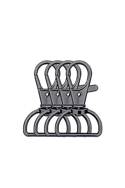 Choice 25 مم Gunmetal 10 قطع مشبك دوار خطاف قفل سلسلة مفاتيح مشبك مخلب جراد ا...