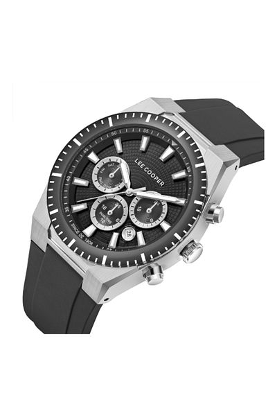 Lee Cooper Men Multi Function Black Dial Watch - LC08088.351