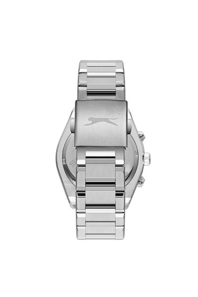 Slazenger SL.9.2394.2.01 Men Multi Function Display Watch & Metal Strap Silver